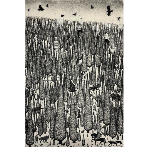 TALES OF THE FOREST
etching & aquatint 20 x 30 cm
£215