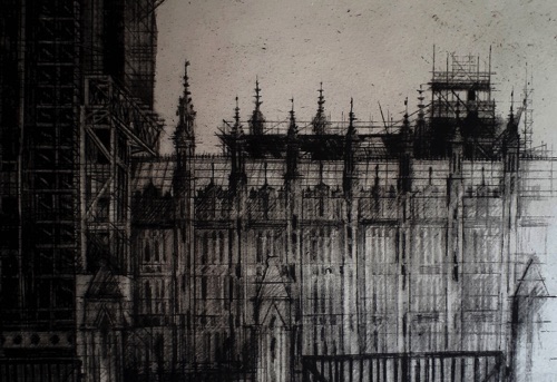 PALACE OF WESTMINSTER
photopolymer print 14.5 x 21 cm
£220